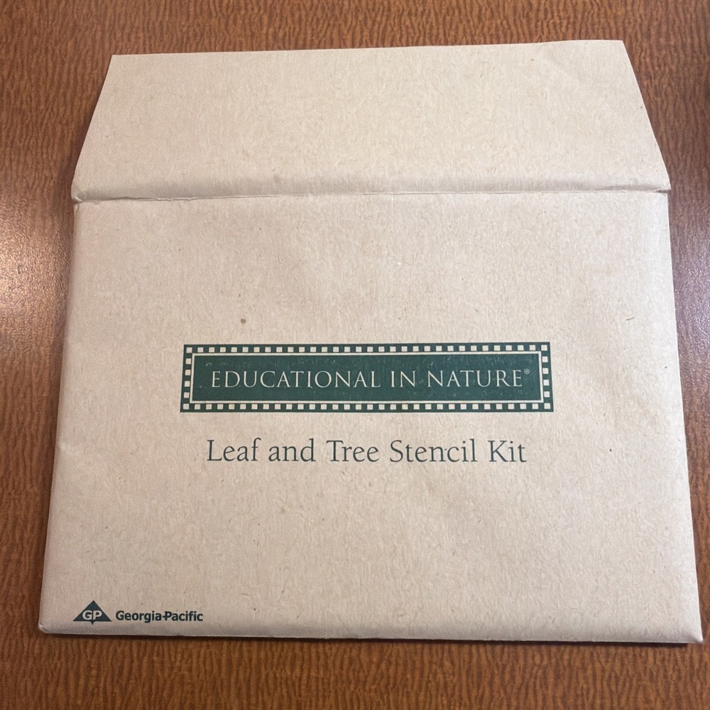 Georgia Pacific Leaf And Tree Stencil Kit Educational In Nature
